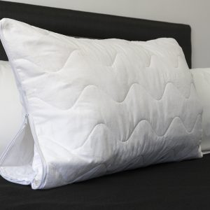 Pillow Protector Cotton Quilted Zip-0