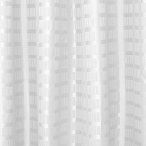 Shower Curtain Box Stripe White-0